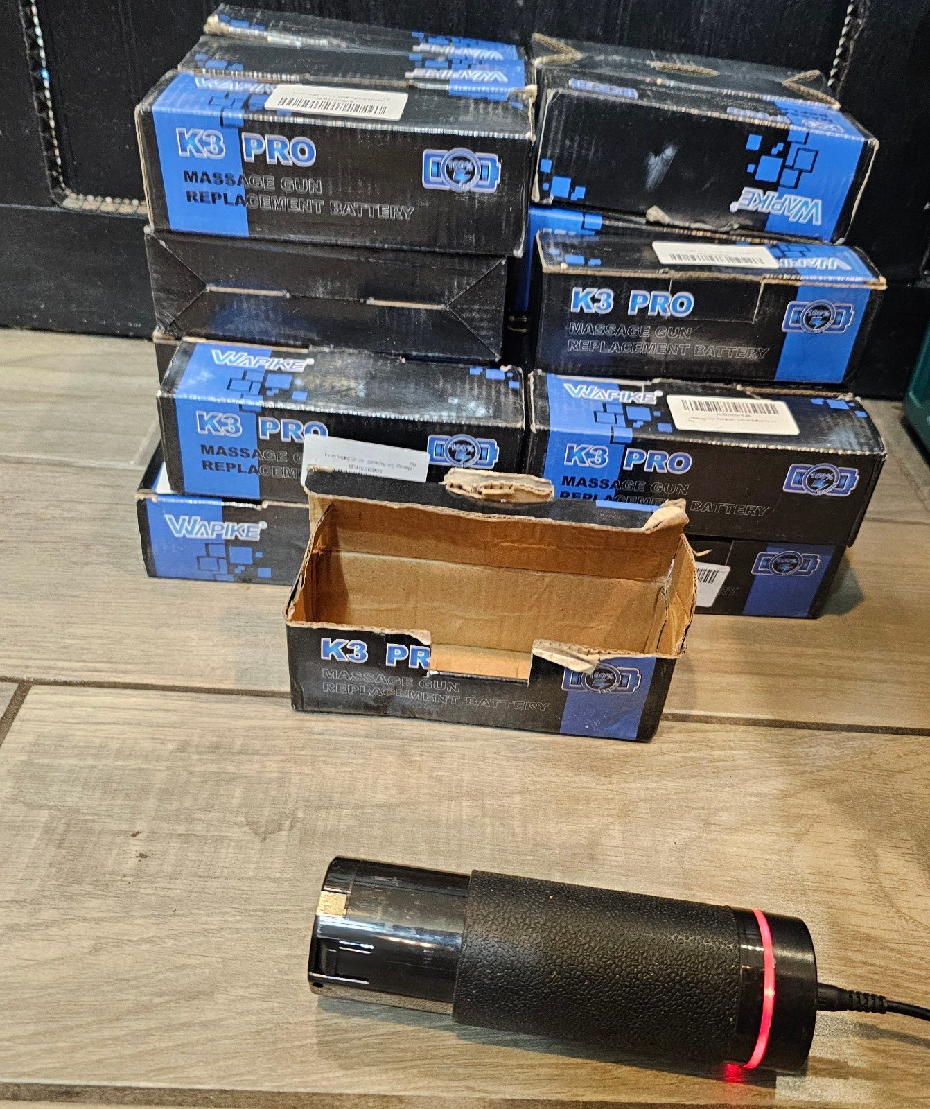 Lot of 28 wapike k3 pro massage gun wholesale batteries