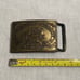 Vintage Henry Ford Detroit Brass Belt Buckle Model T Record Year Buckle