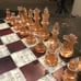 Scrapbook Chess Set - Vintage Music Edition (Resin Pieces)