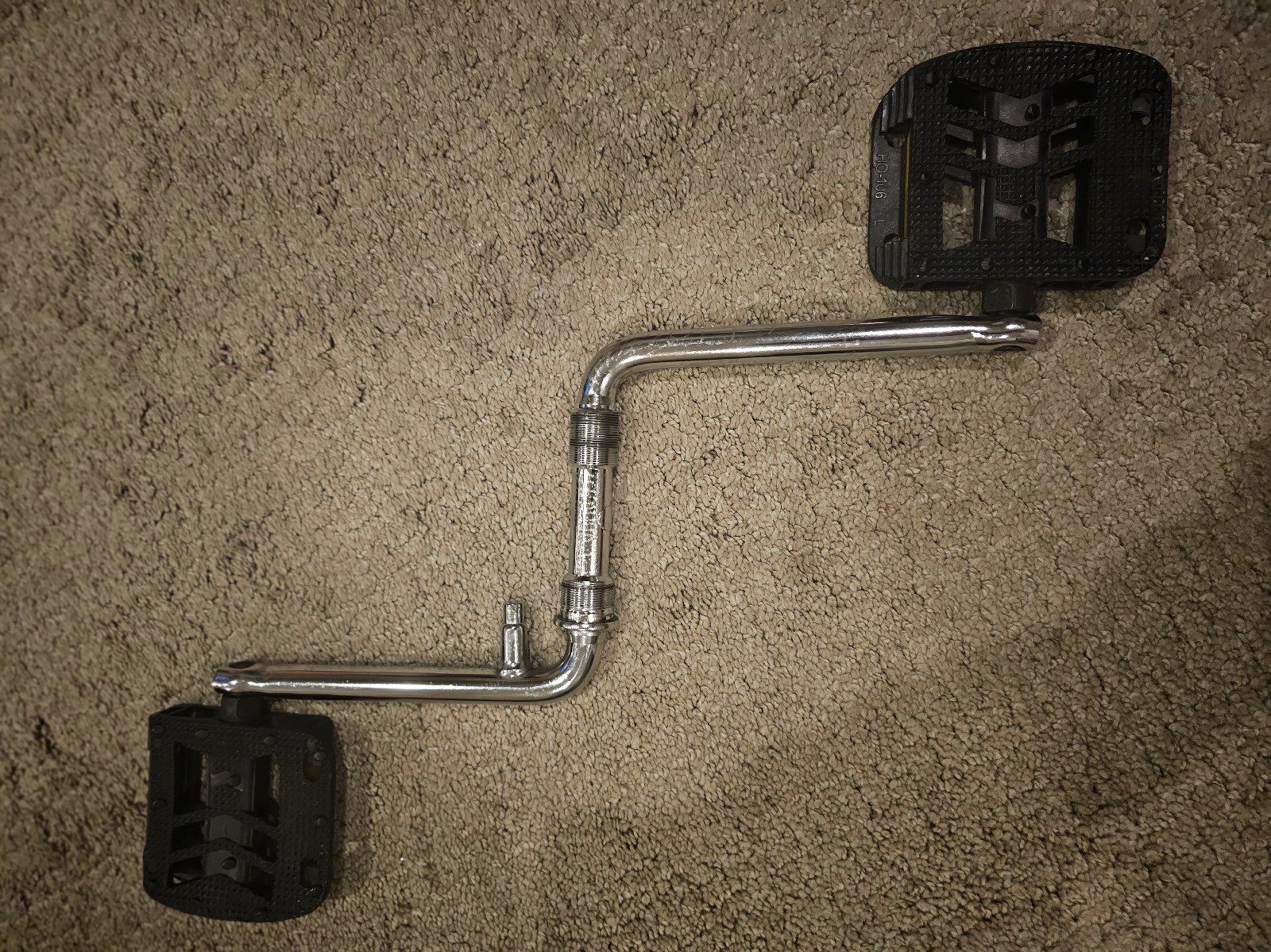BMX one piece CRANK with HARO Pedals