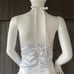 Vintage Jessica McClintock Gunne Sax Halter Tie Neck Backless White Dress Size 2