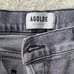 Agolde Los Angeles - Pale gray lightly distressed NICO jeans, sz 30