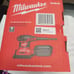 Milwaukee M12 sheet palm sander