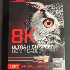 8K In-Wall HDMI cable - 12ft