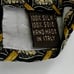 Valentino Cravatte Vintage Men's Tie Made In Italy Grey Gold 100% Silk Necktie