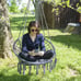 Deluxe Outdoor Macrame Hammock Hanging Chair, Cotton Multi-Color, Size 31. FDSA