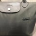 Longchamp Gray Tote Bag with Classic Shape and Sleek Material
