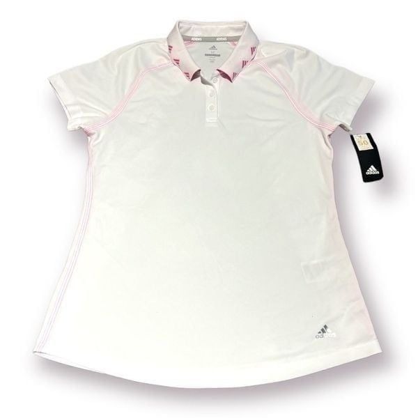 Adidas Women’s Golf Jacquard Polo Shirt Size Small NWT