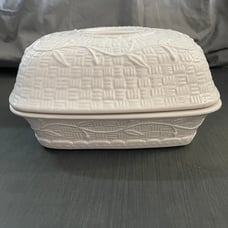 Temp-Tations by Tara Orchard Vine Ovenware 4 QT. W 2 QT. Lid - WHITE