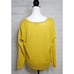 Eileen Fisher Organic Linen Sweater Petite Medium Yellow V Neck Loose Light Fit