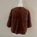 ~Rabbit Cape/Shawl, Pockets, One size, McKelvey's Fine Furs of Ohio, Dark Brown