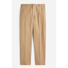 J.CREW Mens Kenmare Suit Pants 35X32 Tan Relaxed-Fit Italian Cotton NWT
