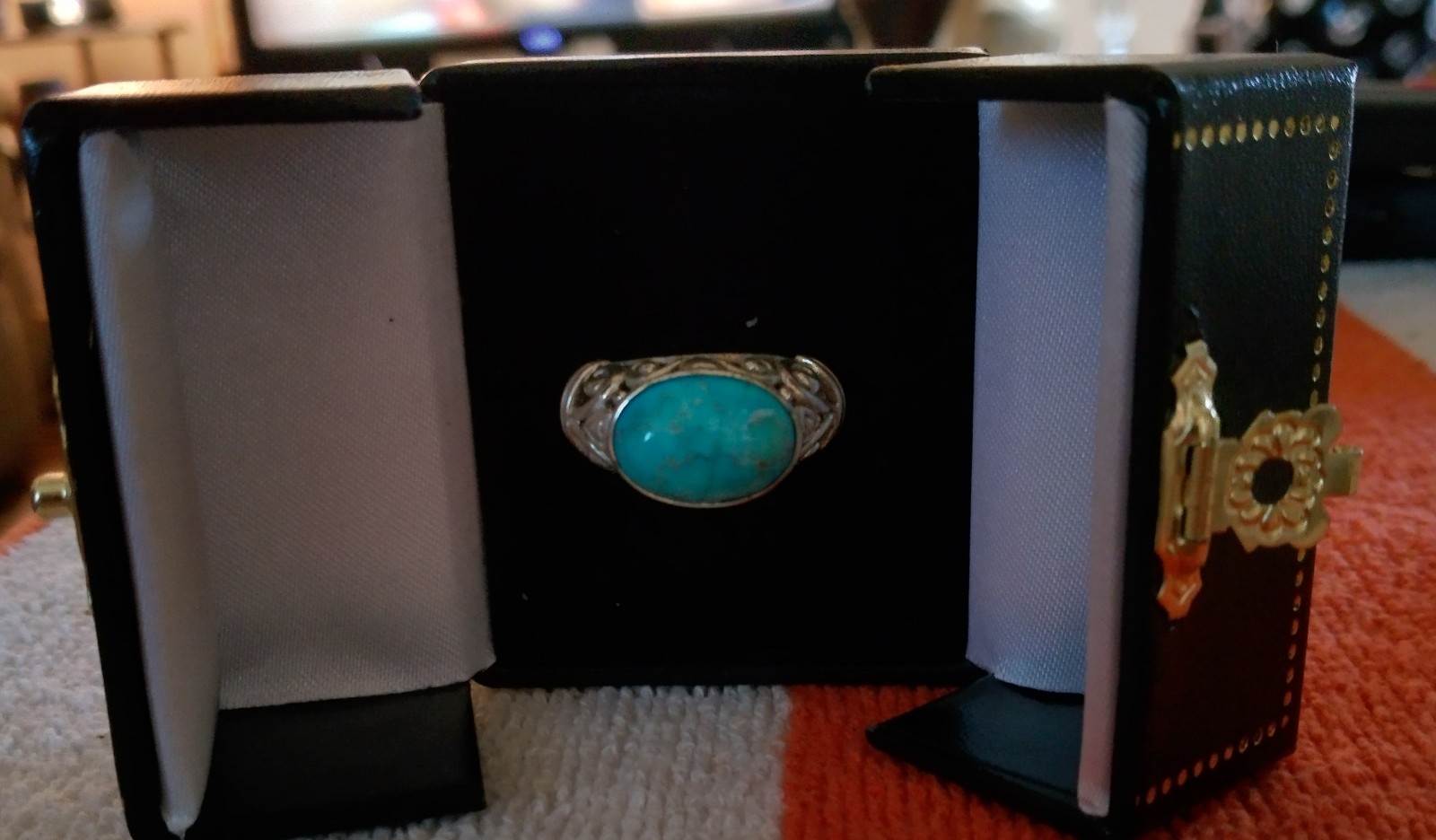 Sterling Silver and Turquoise Ring