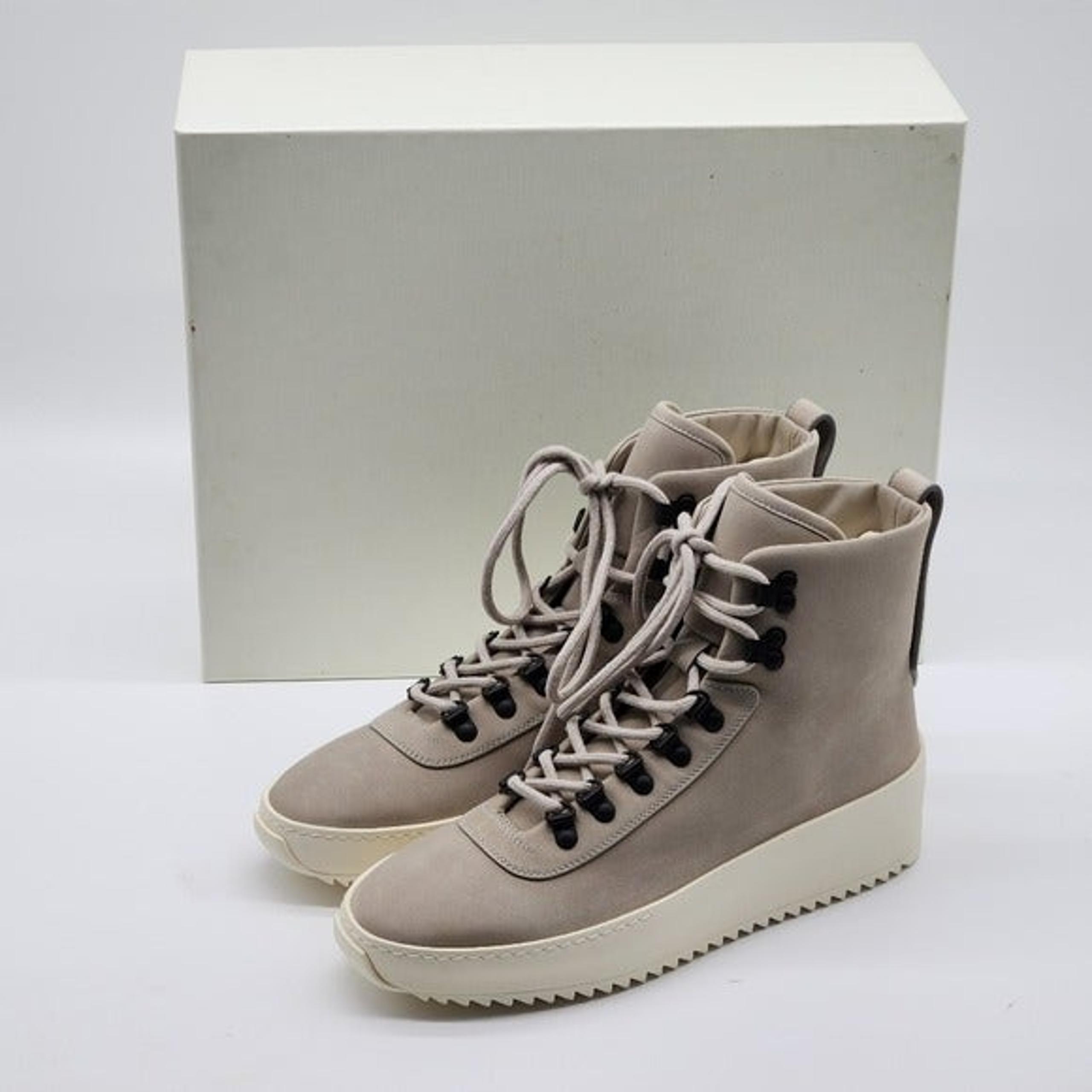 Fear of God sand nubuck men's hiking sneakers 40