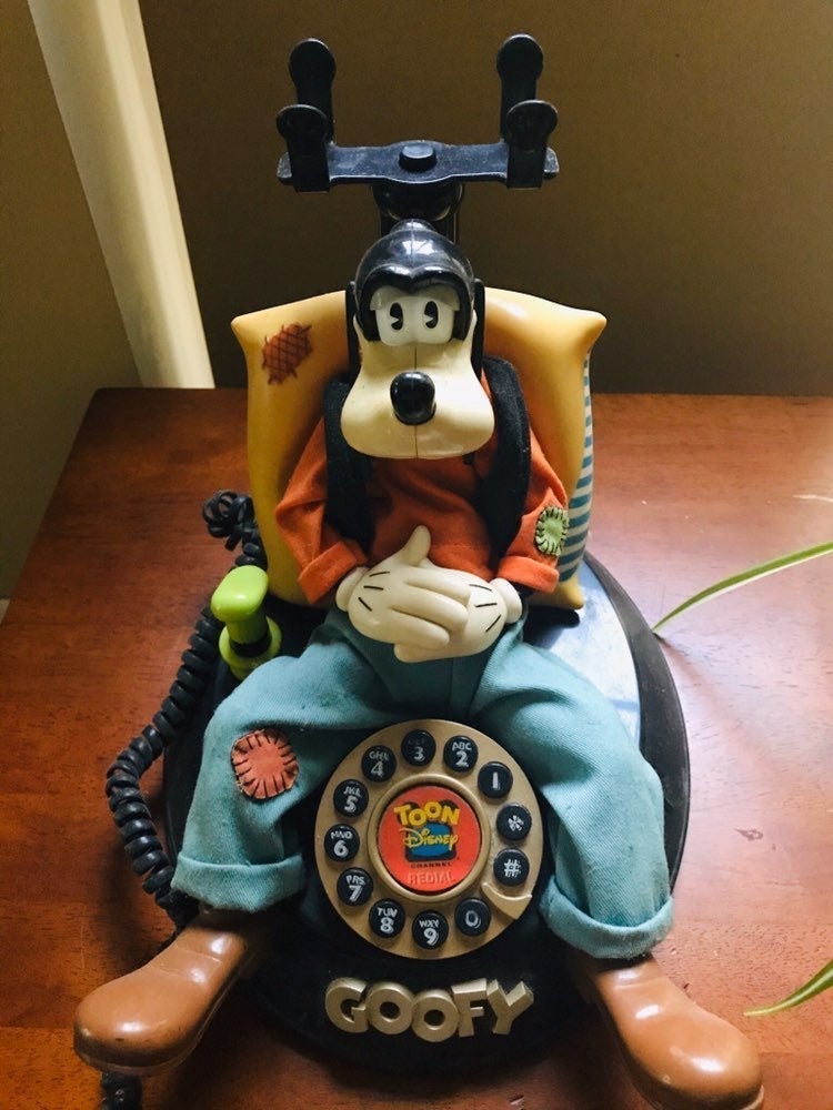 Disney Vintage Animated Goofy Telephone