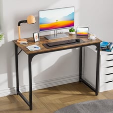 39 inch Adjustable feet Computer Desk Study Writing Table