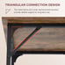 39 inch Adjustable feet Computer Desk Study Writing Table