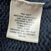 ST JOHN'S BAY Men's Large Navy Blue White Snowflake Knit Sweater 1/4 Zip Vintage