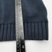 ST JOHN'S BAY Men's Large Navy Blue White Snowflake Knit Sweater 1/4 Zip Vintage