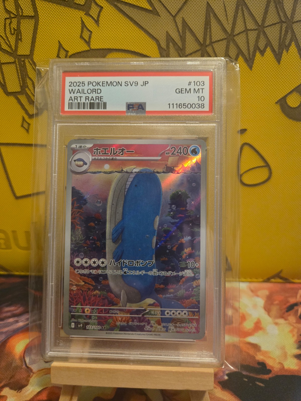 Pokemon Wailord Psa 10