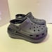 CROCS Classic Mega Crush Clog Black - LIMITED EDITION SZ W 7/M 5 NEW W/O BOX