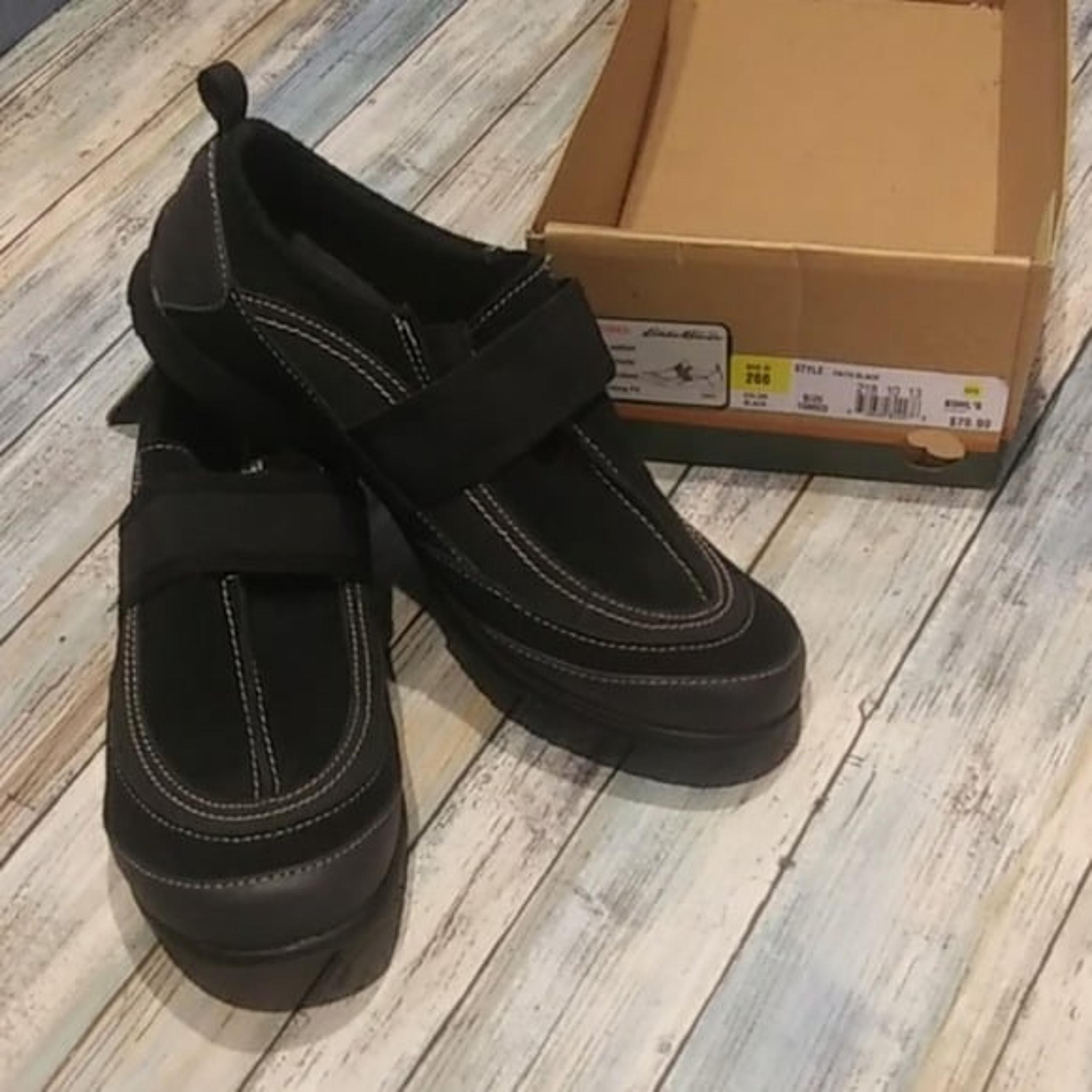 Eddie Bauer Faith Black Slip-on Shoes