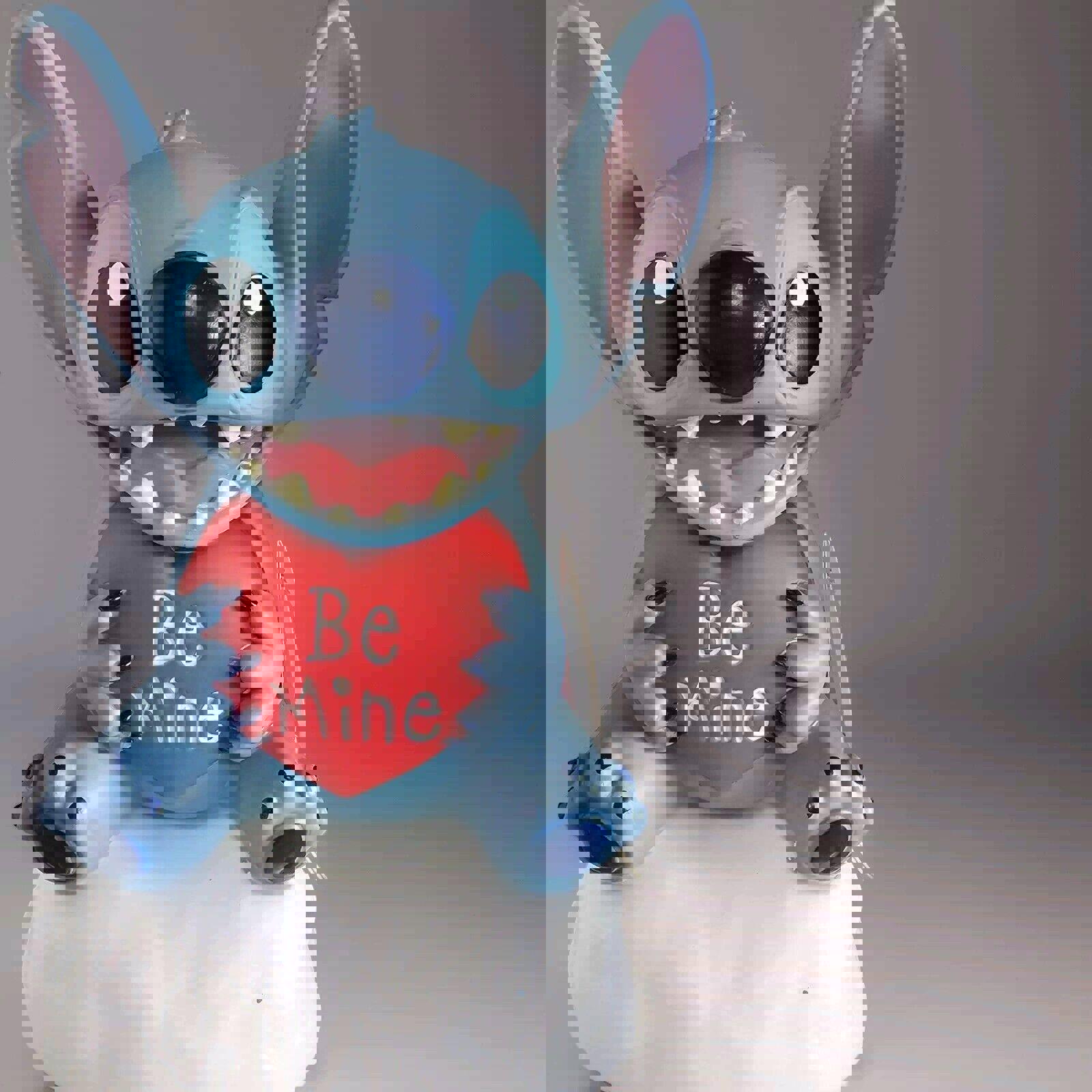 Stitch - Valentine's Day - Gemmy Blow Mold - Disney - Lilo & Stitch Lights Up