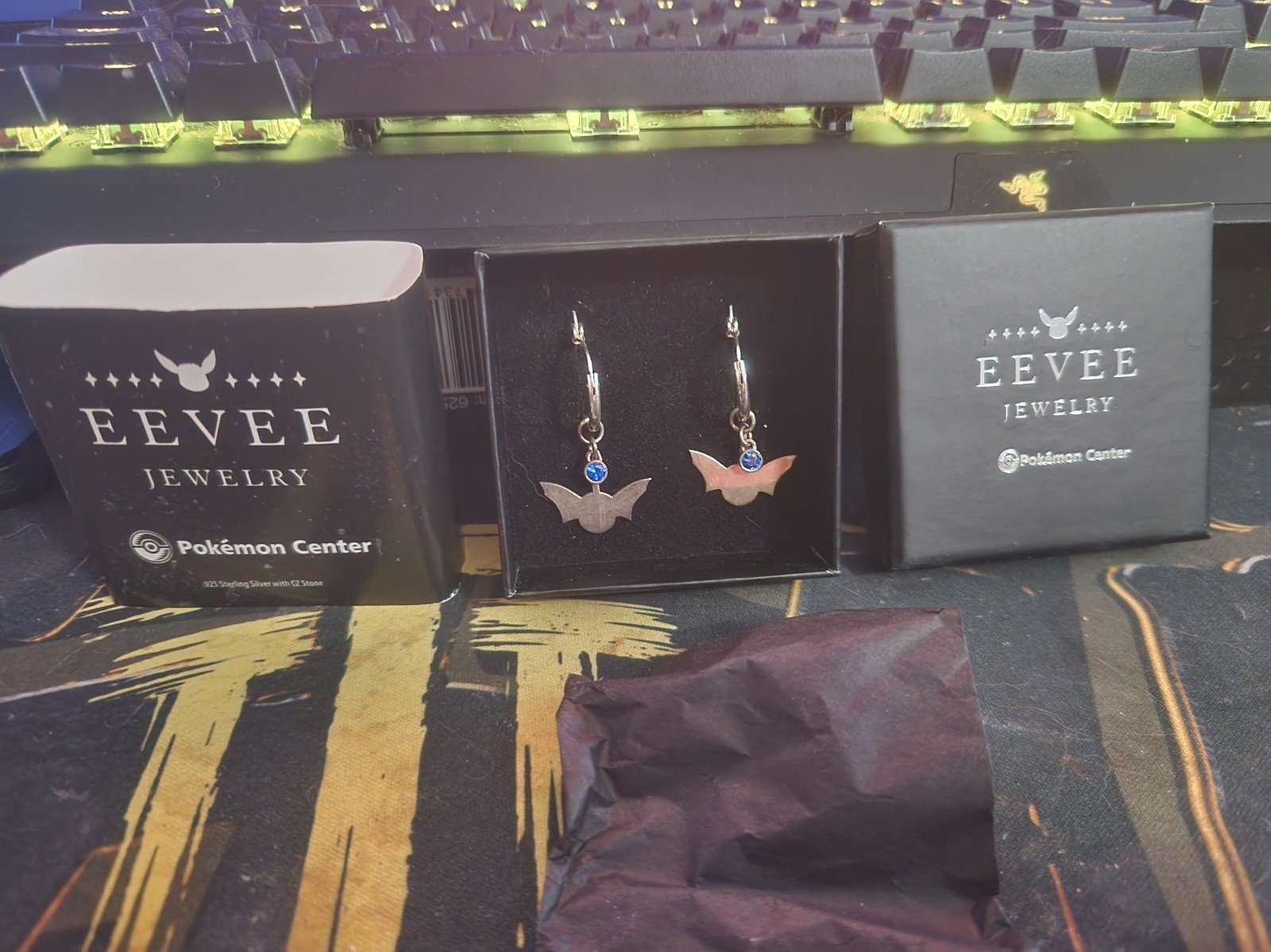 Pokemon Center Vaporeon Hoop Earrings