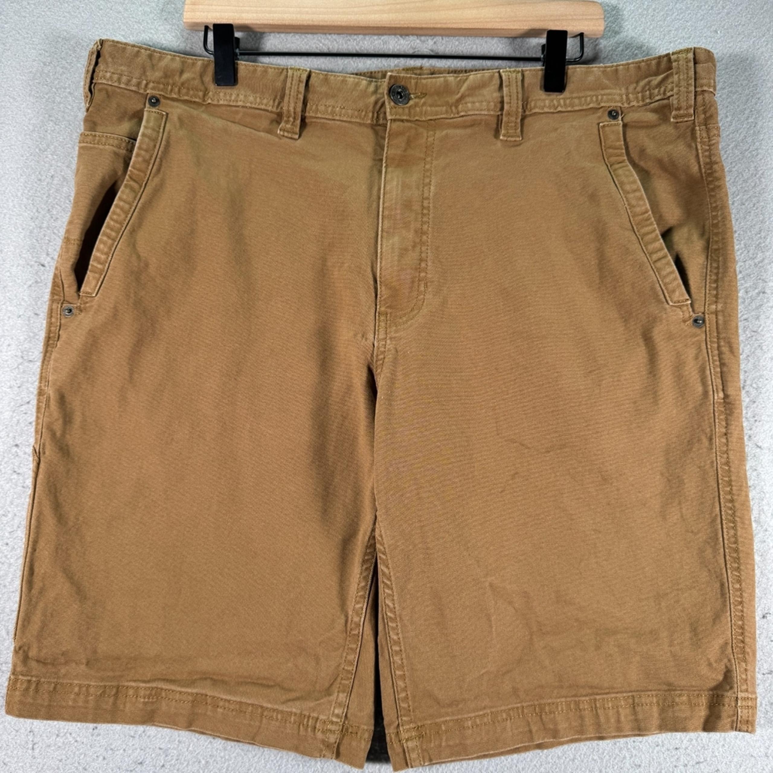 Eddie Bauer Canvas Utility Shorts Mens 40 Brown Comfort Classic Workwear 10"