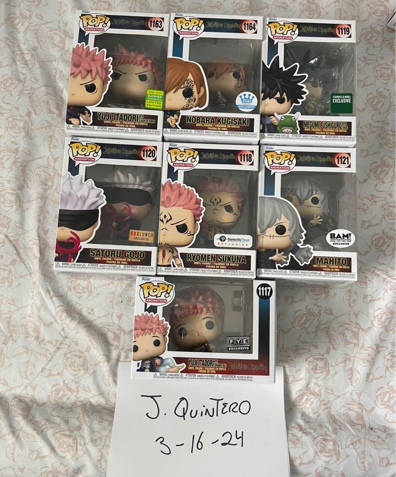 Funko Pop jujutsu kaisen exclusive bundle!!