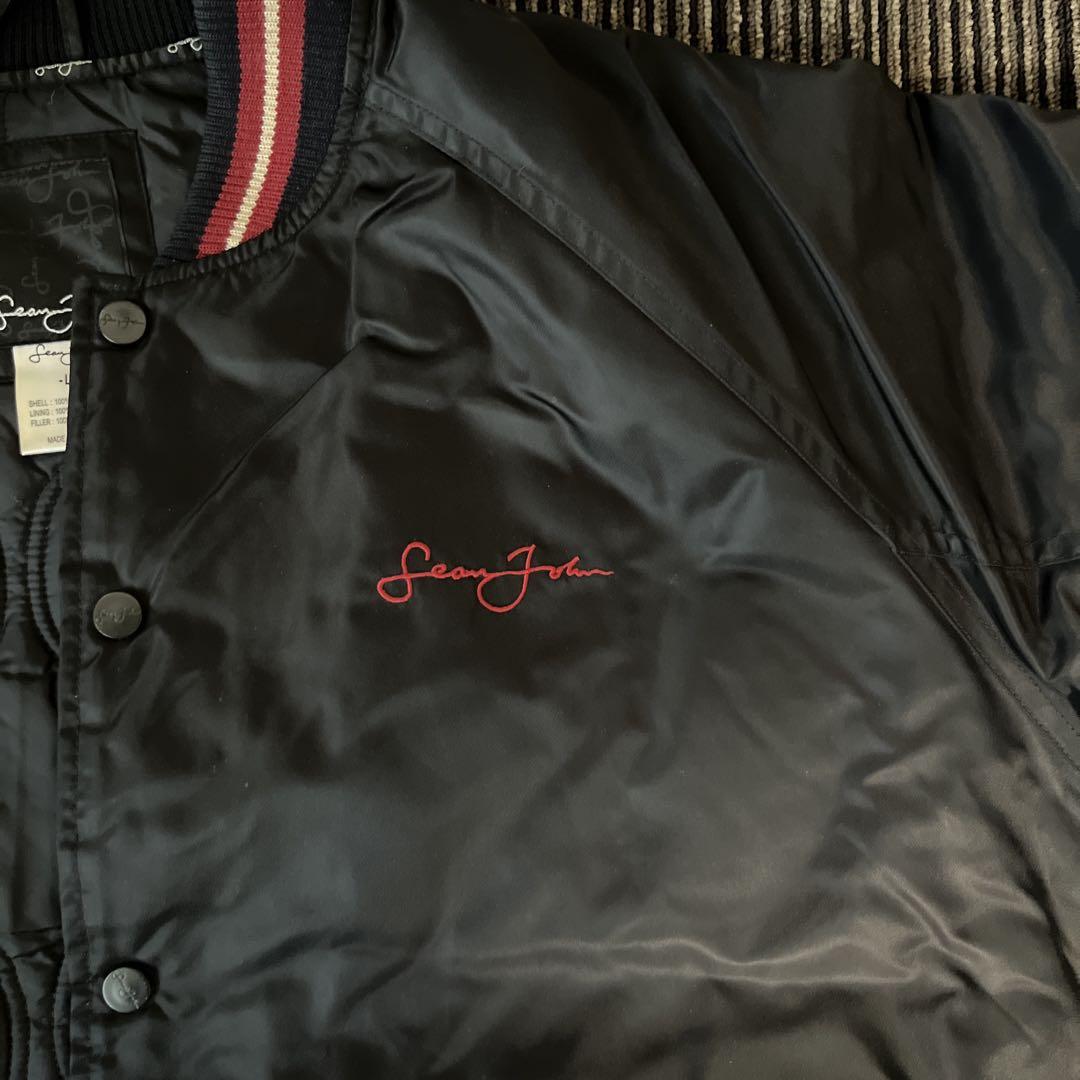 SEAN JOHN Black Bomber Jacket