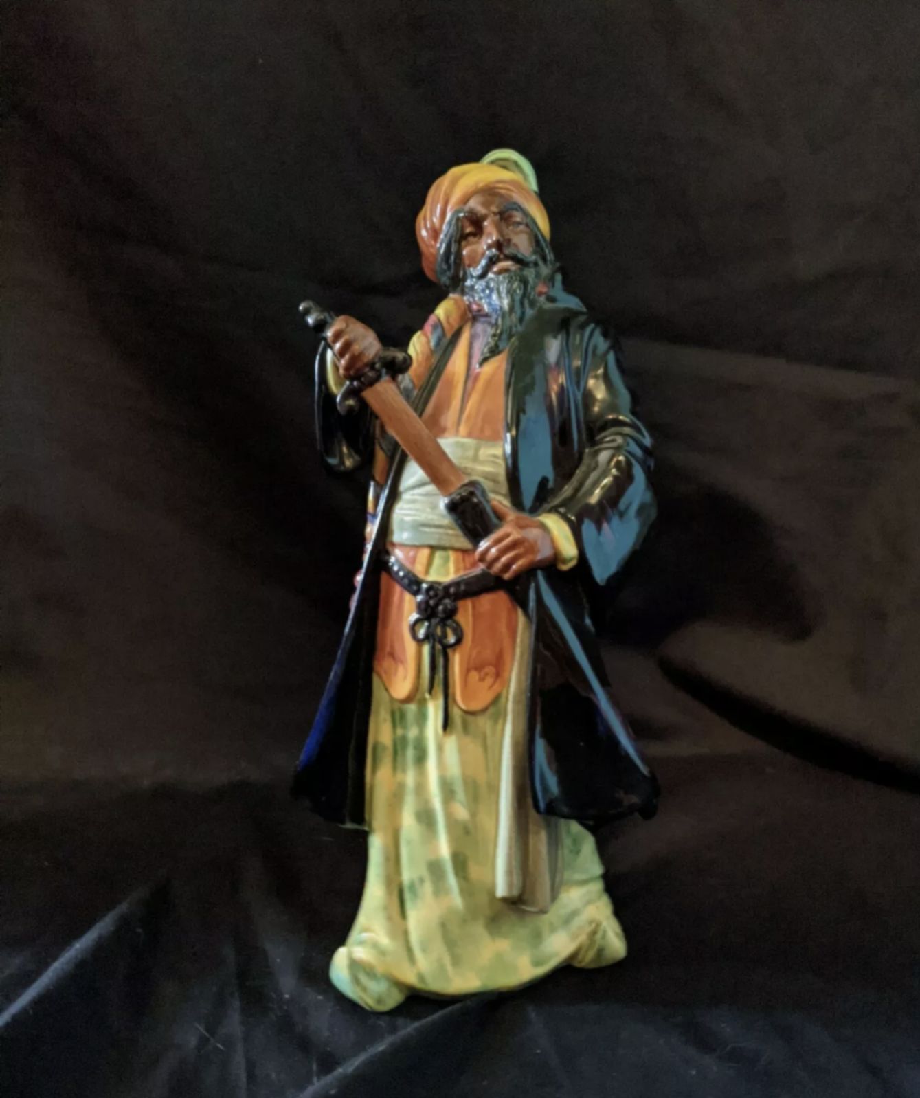 Royal Doulton Porcelain Character Figurine Blue Beard HN 2105