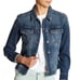 Paige Aveline Distressed Denim Jacket