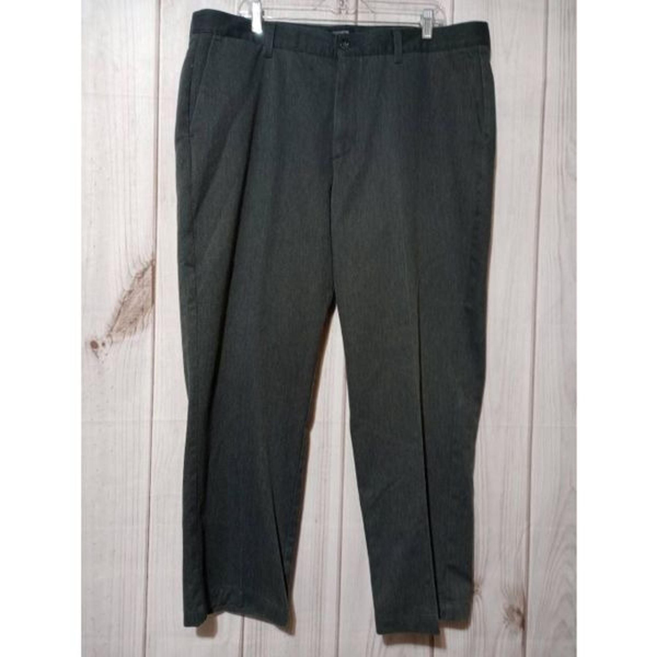 Dockers Pants Men's 40 29 Gray Pleated