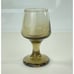 Libbey Tawny Accent Cordial Liqueur Shot Glasses Set of SEVEN Brown 1970s
