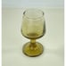 Libbey Tawny Accent Cordial Liqueur Shot Glasses Set of SEVEN Brown 1970s