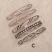 Silpada Sterling Silver 5 Stack Ring Set R0593