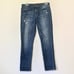 JOES JOE'S JEANS Frida Medium Wash Distressed Ripped Skinny Cropped Ankle Jeans