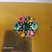 Vintage Jewelled Volupte Cigarette Case Multi Color Jewels