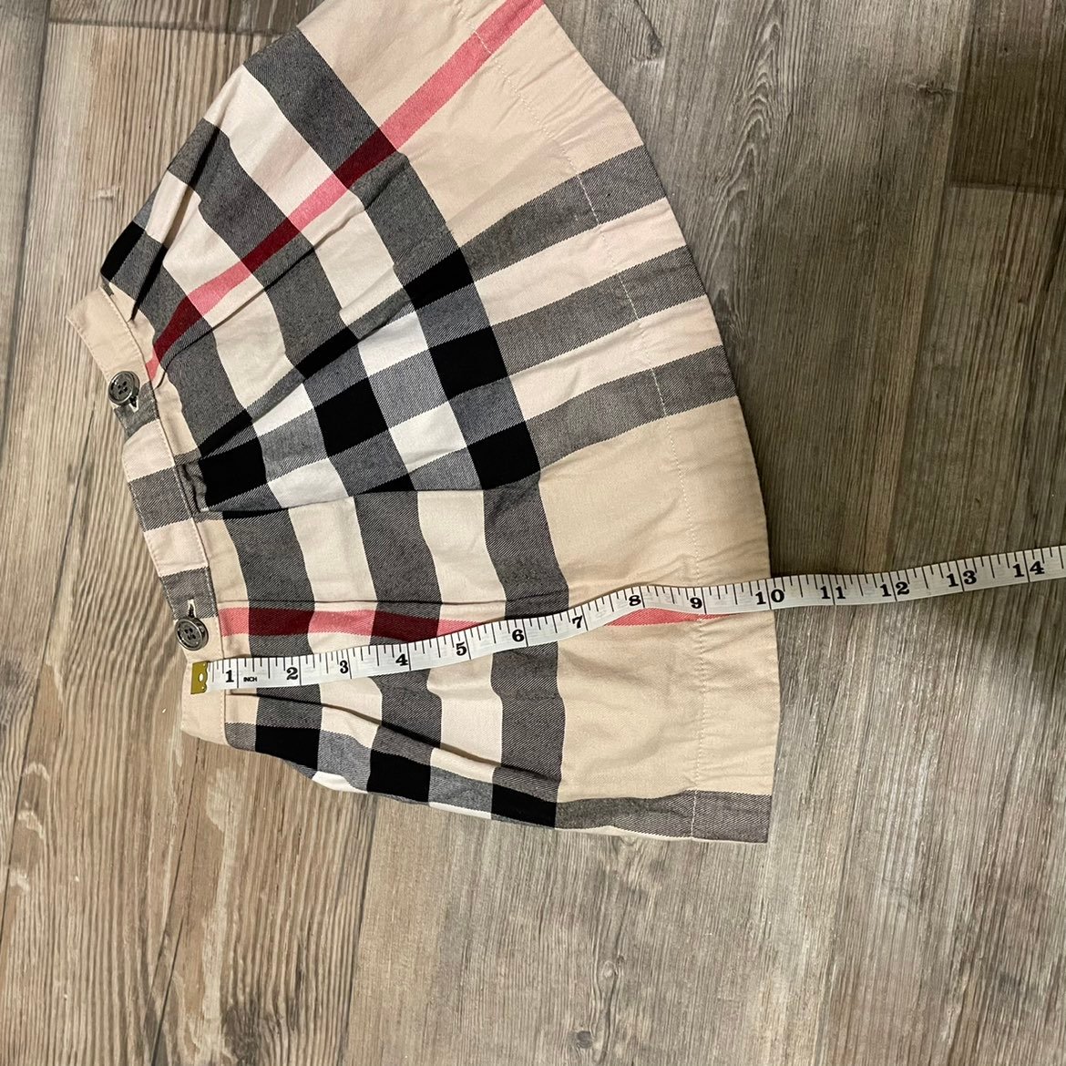 Burberry suspender skirt