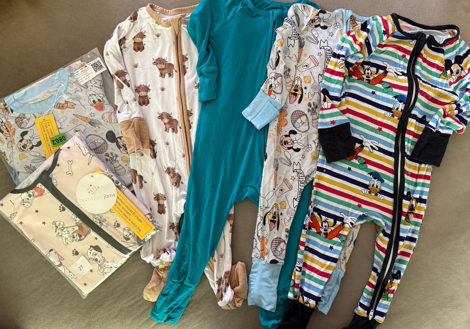 Bamboo Pajamas 6/12 - 2T