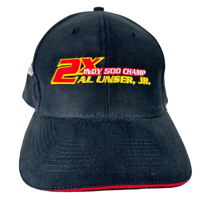 Al Unser Jr 2X Indy 500 Champ #31 Adjustable Baseball Hat Cap Black Embroidered