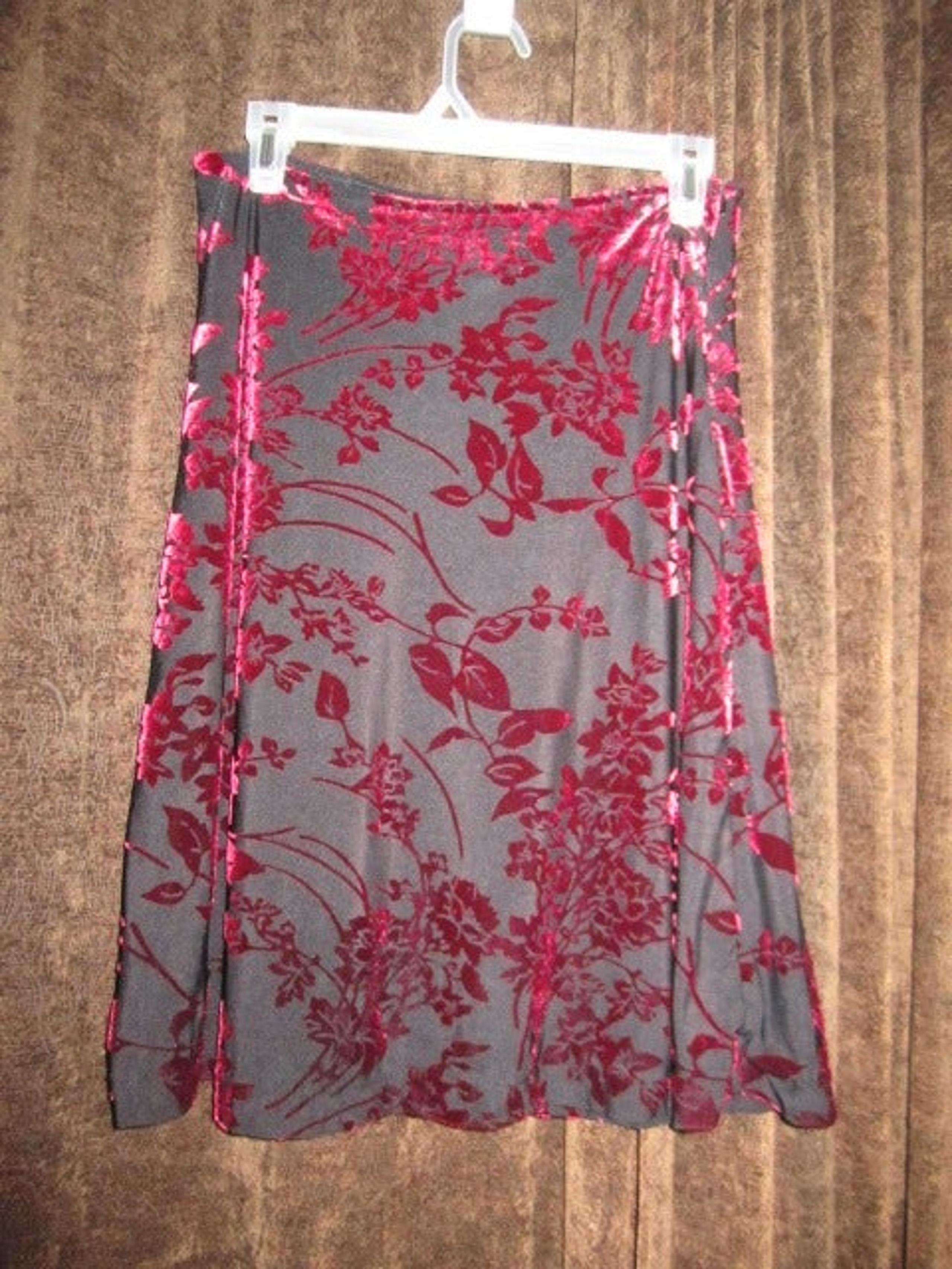Willi Smith A line Floral Skirt - Pretty