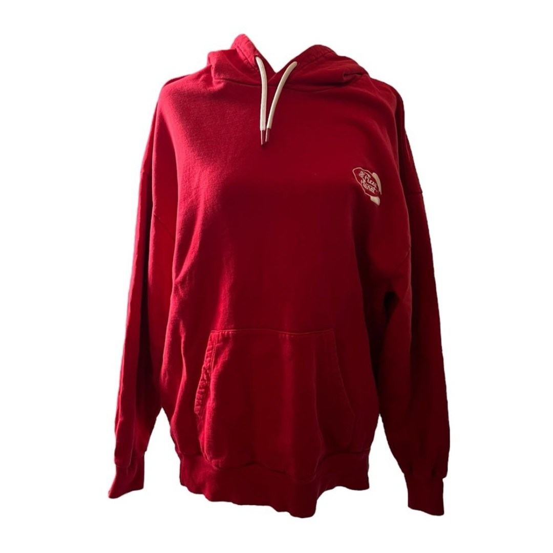 Disney Pixar Toy Story Pizza Planet Red Hooded Sweatshirt Unisex Design Medium