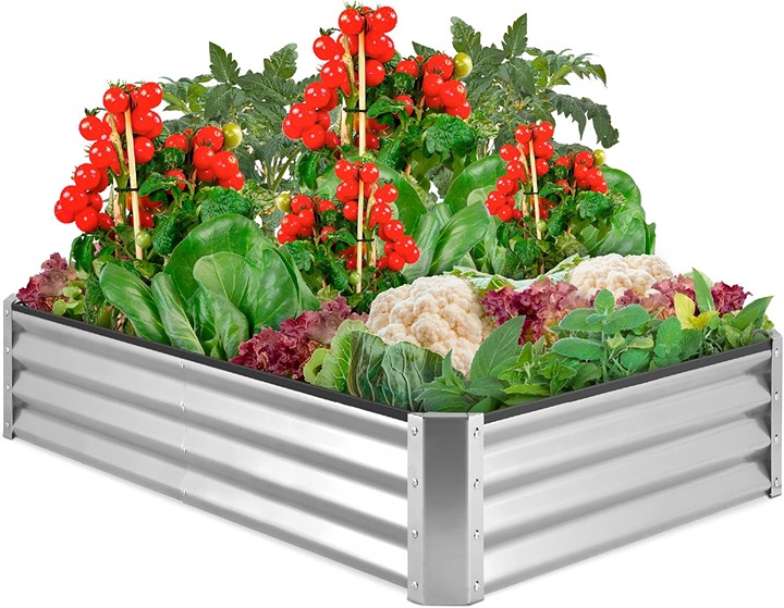 Metal Raised Garden Bed Box Vegetable Planter