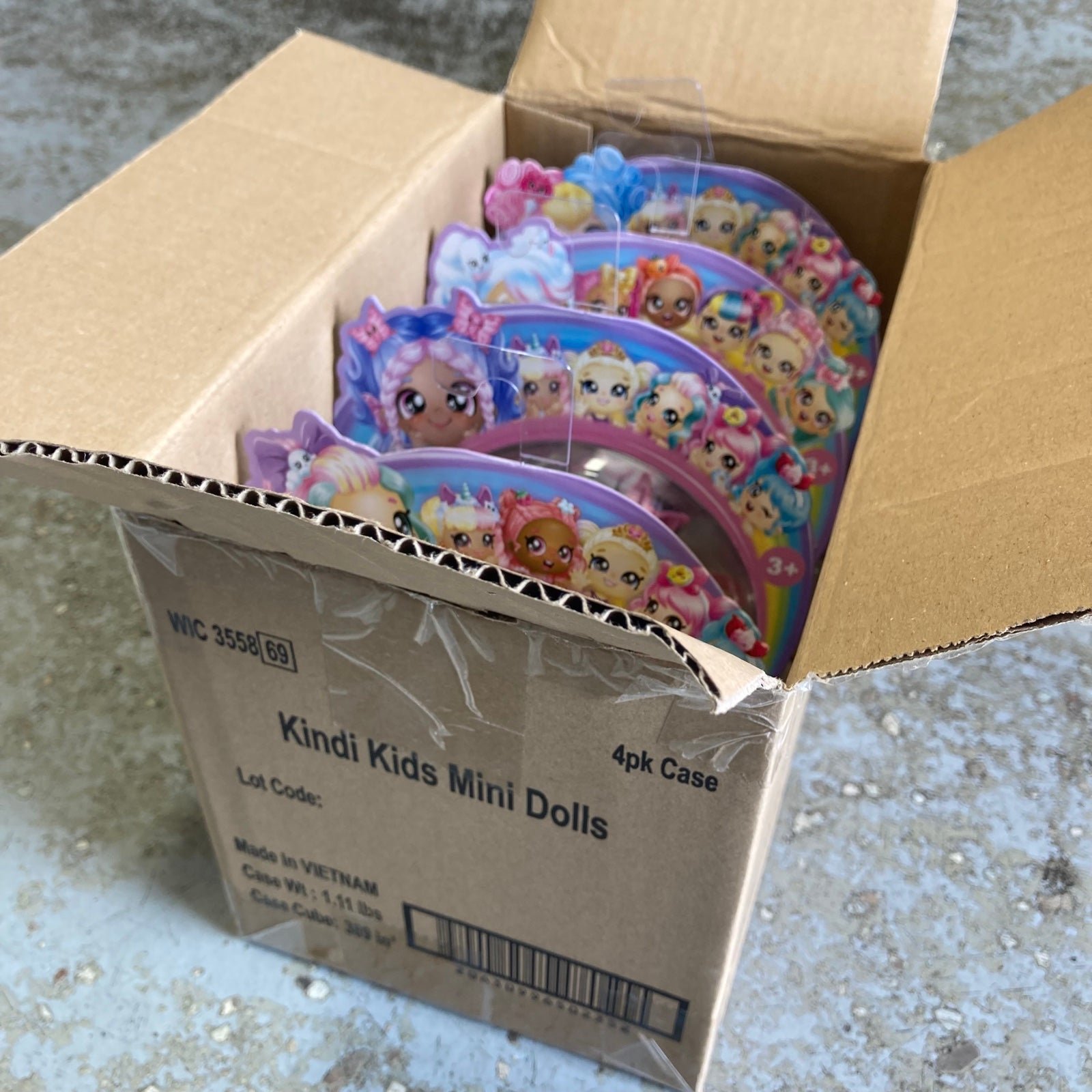 Kindi Kids Minis 4-Pack Case Factory Sealed