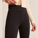 Abercrombie Ponte Split Hem Flare Pants Black Size XS