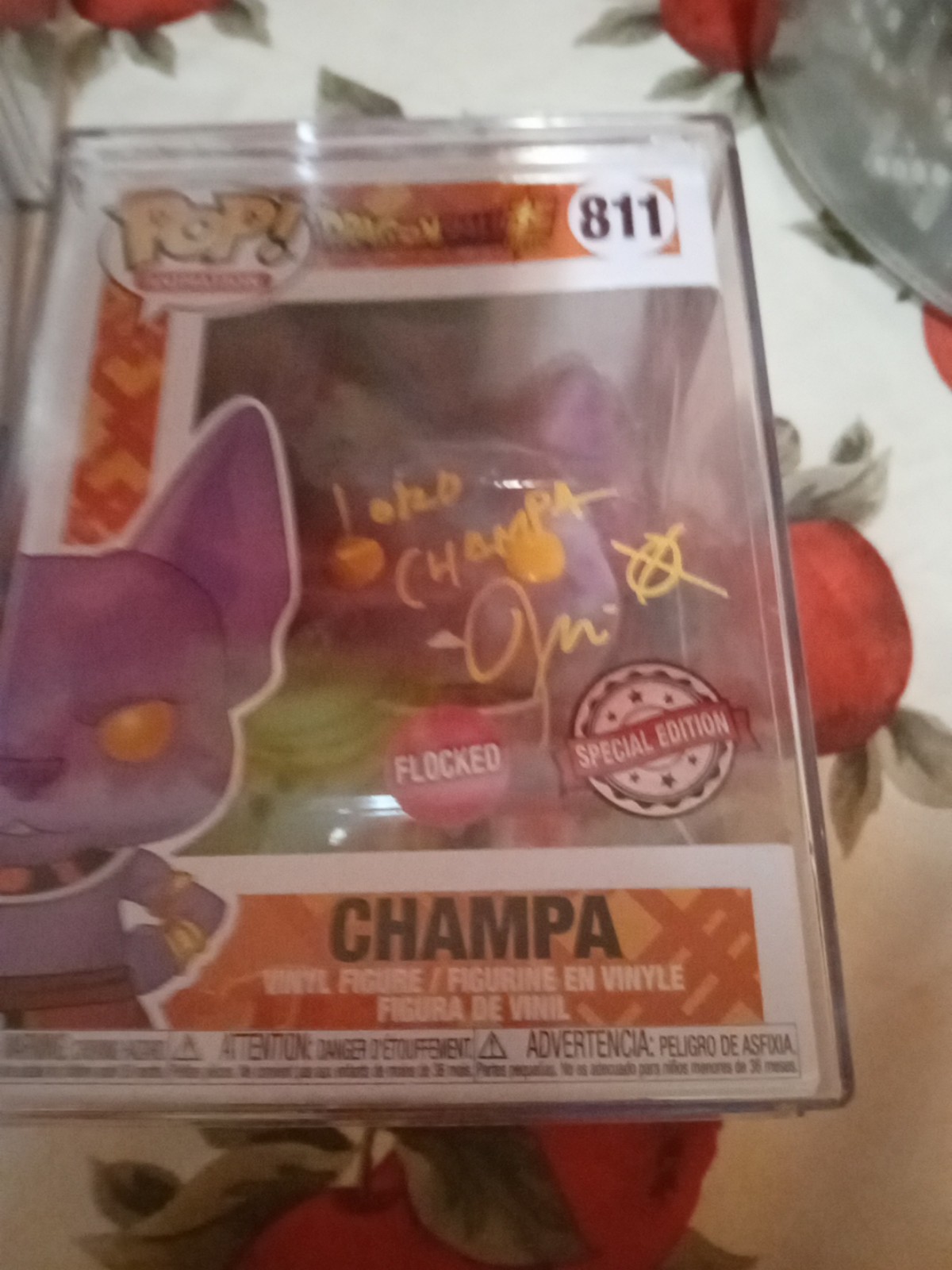 Champa Autographed Funko Pop