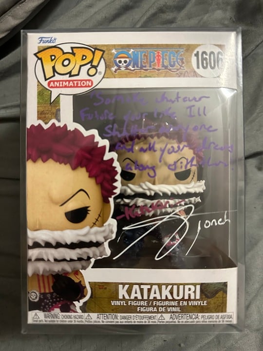Katakuri signed funko pop