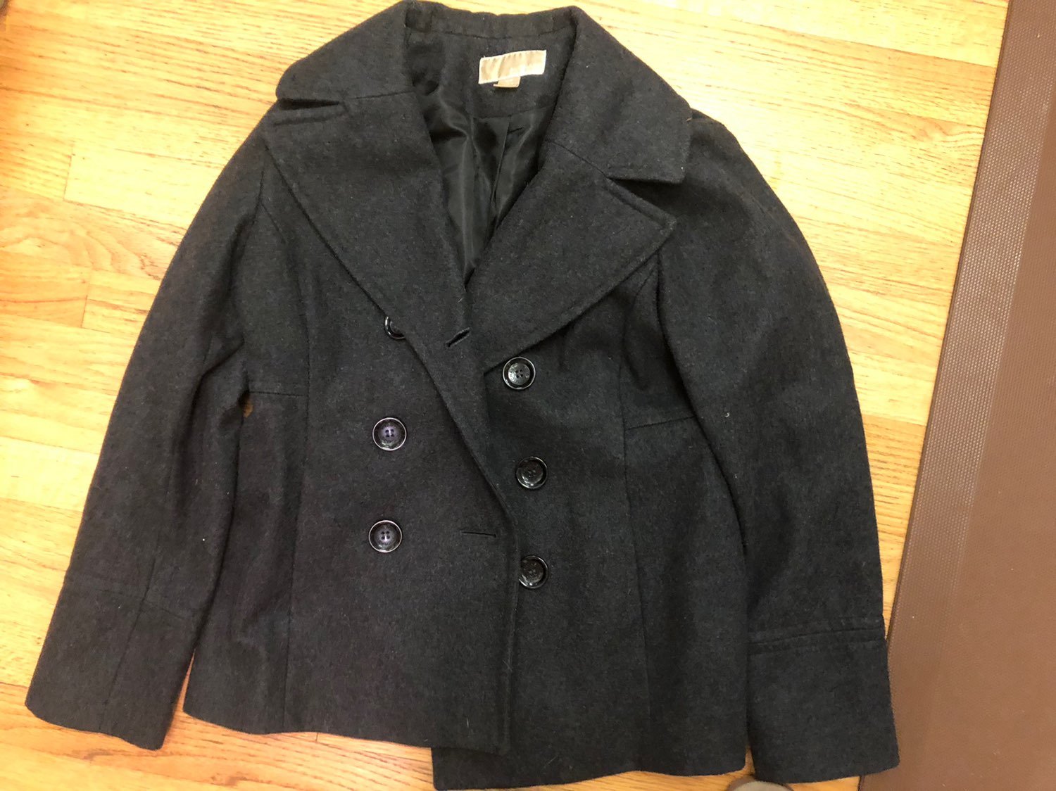 Michael Kors grey peacoat